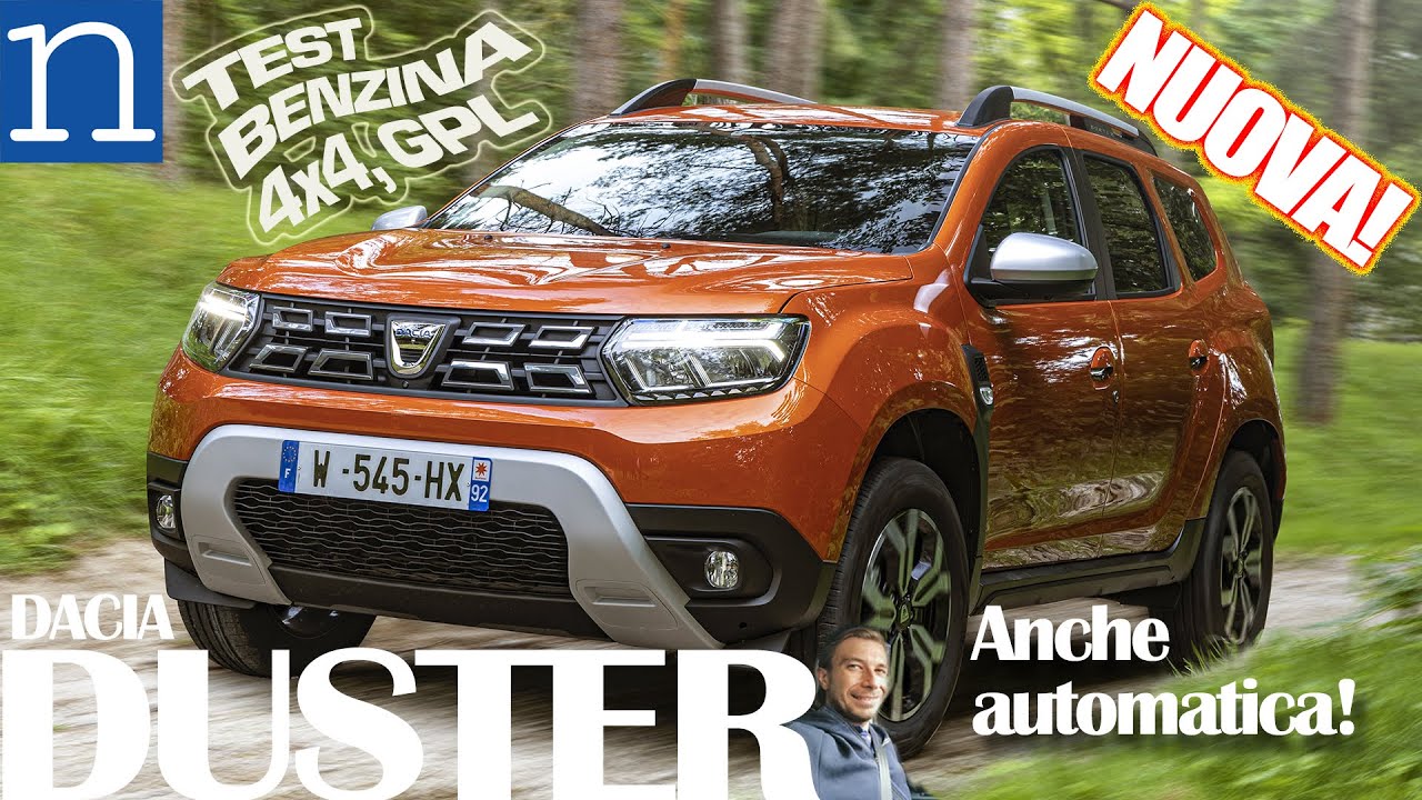 Dacia Duster 2022 ✅ Nuovo con restyling prova completa (cambio automatico EDC, 4x4 e GPL) 🔍 ⚙