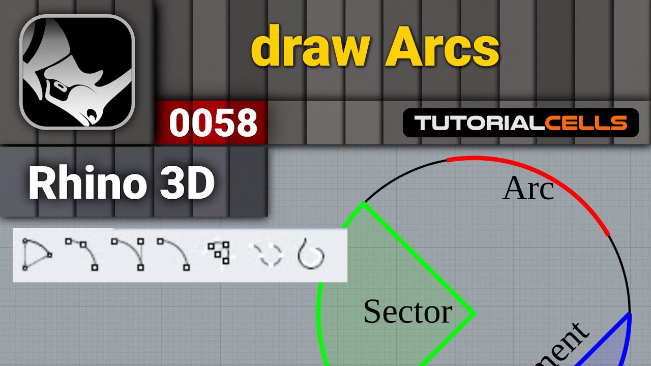 0058. draw Arcs in rhino