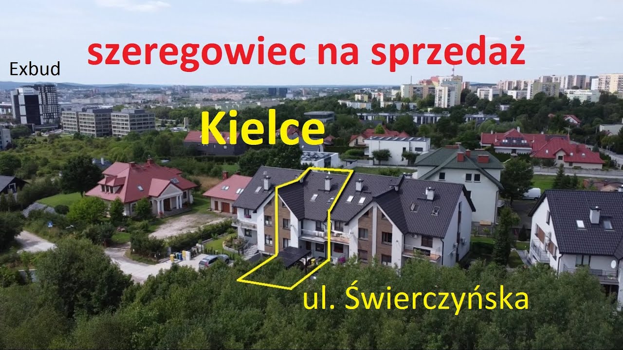 na sprzedaż dom w zabudowie szeregowej - Kielce, Świerczyńska