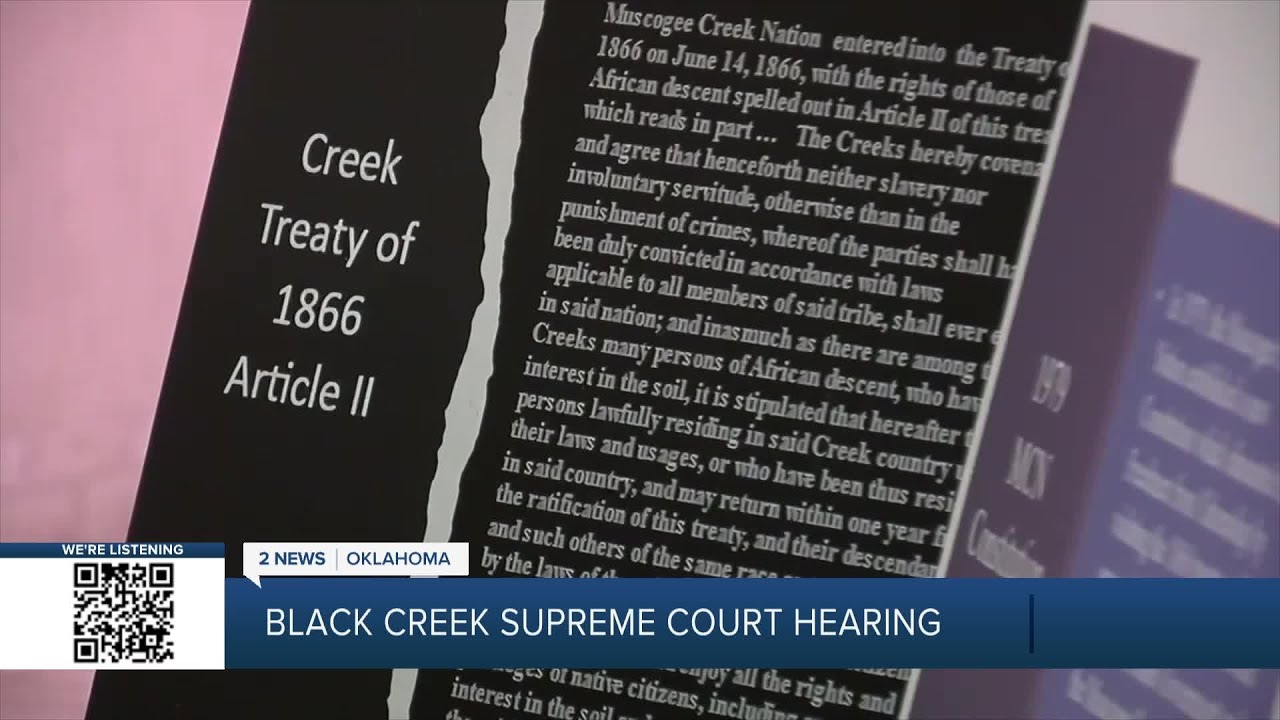 Muscogee Nation Supreme Court to hear arguments over Creek Freedmen citizenship rights AM