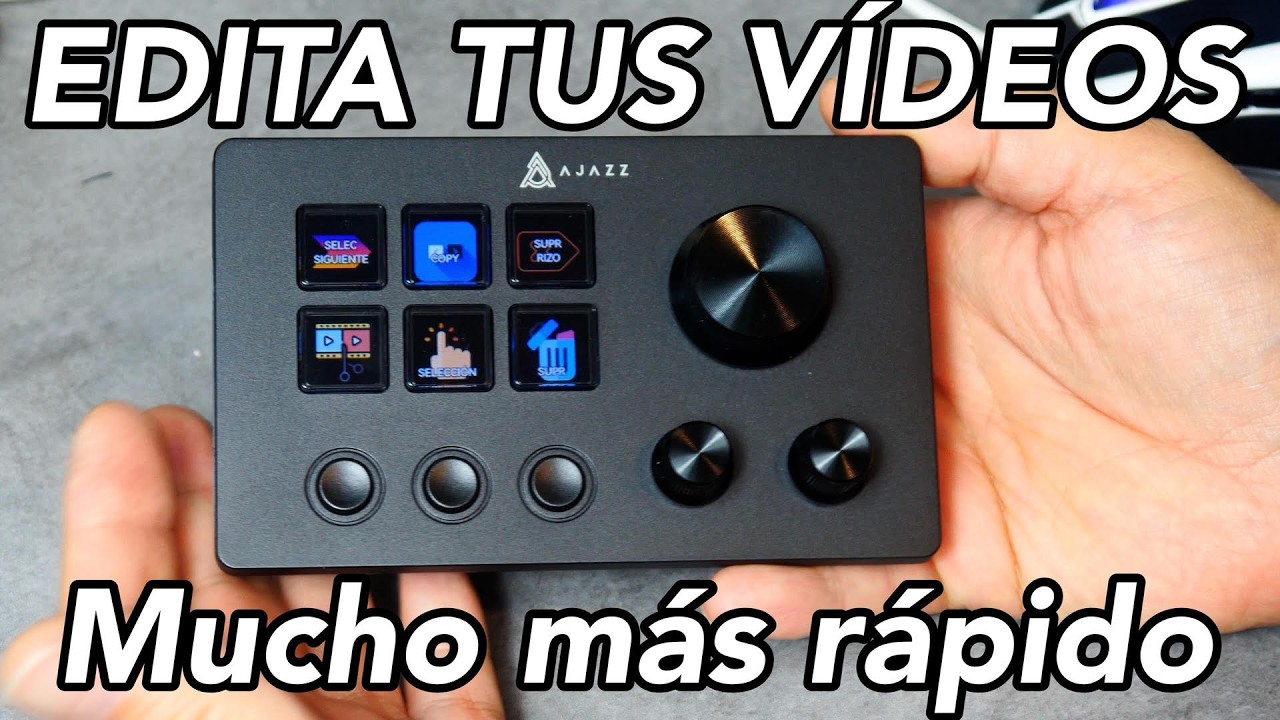 GENIAL PARA EDITAR TUS VÍDEOS RÁPIDO Y SIN GASTAR MUCHO: AJAZZ AKP03E