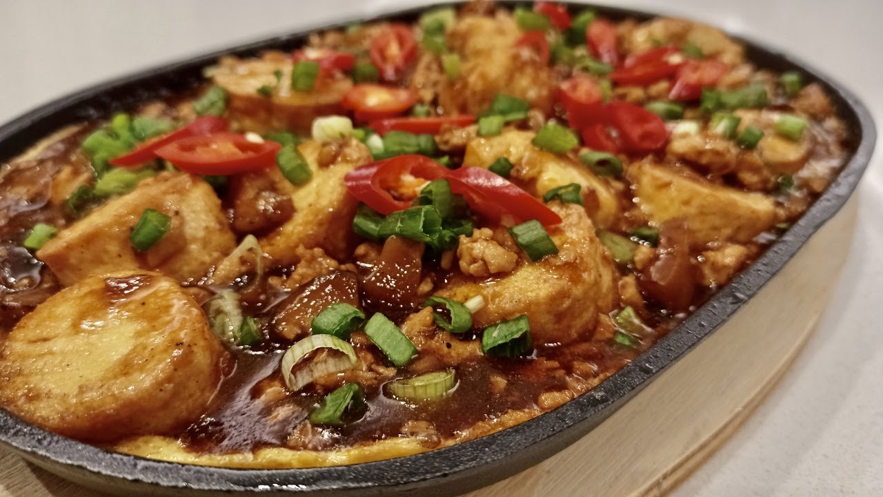 Sizzling Tofu | How to make Restaurant Style Hot Plate Bean Curd | Egg Tofu Recipe | Tokwa Recipe