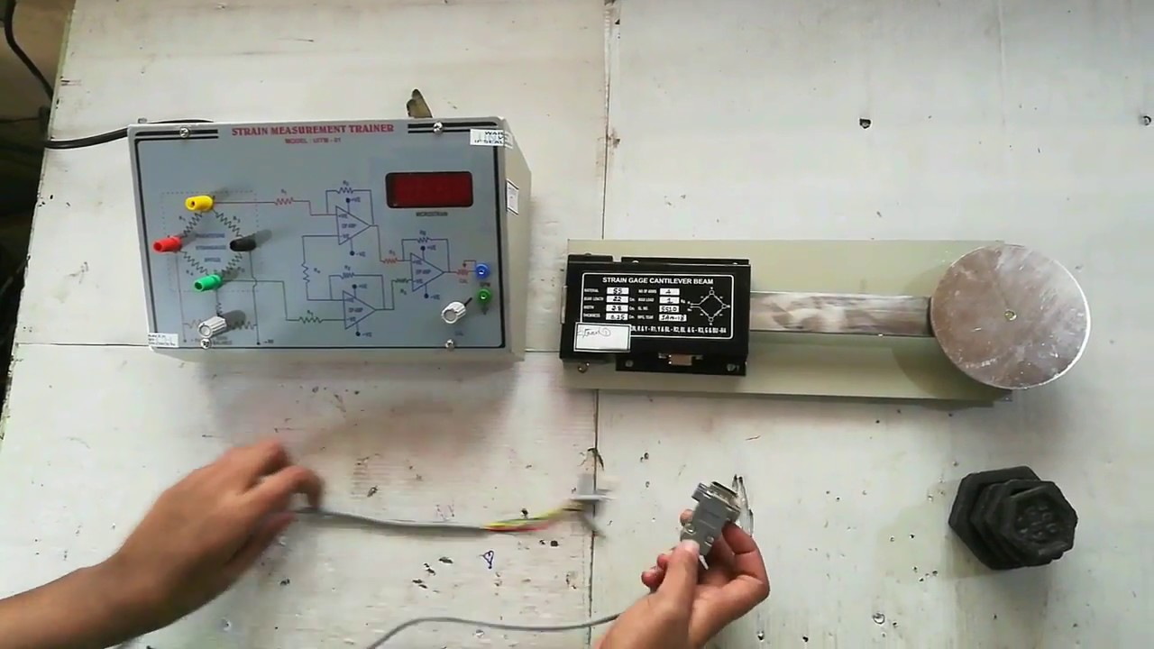 STRAIN MEASUREMENT TRAINER KIT  (STRAIN GAUGE) - WIZAARD