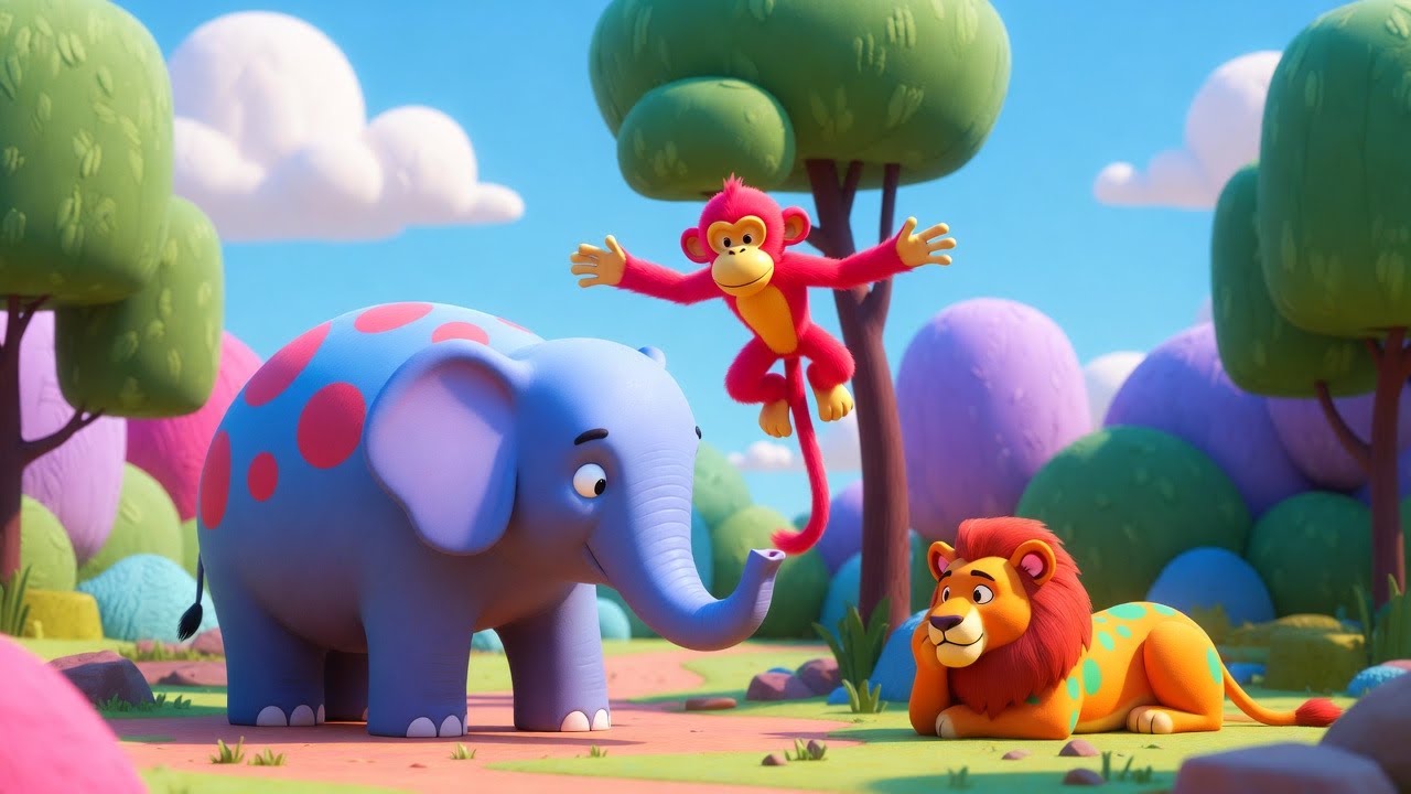 🐵🦁 DANÇA DOS ANIMAIS 🐧 | Música Infantil para Dançar e Brincar
