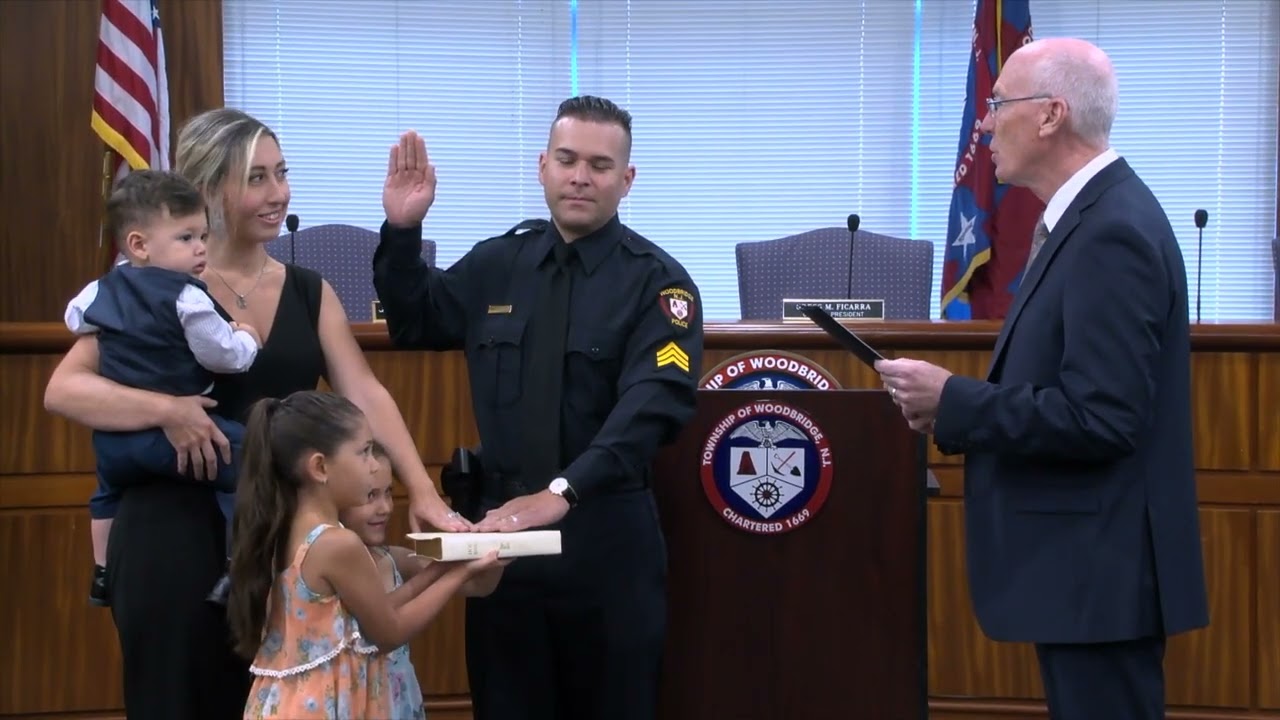 Woodbridge Township Police Promotions, July 10, 2023