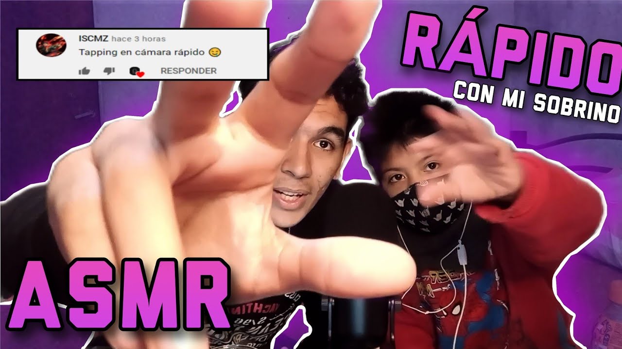 ASMR rápido y agresivo con MI SOBRINO ⚡😎~ suscriptores deciden los triggers!! ASMR en español