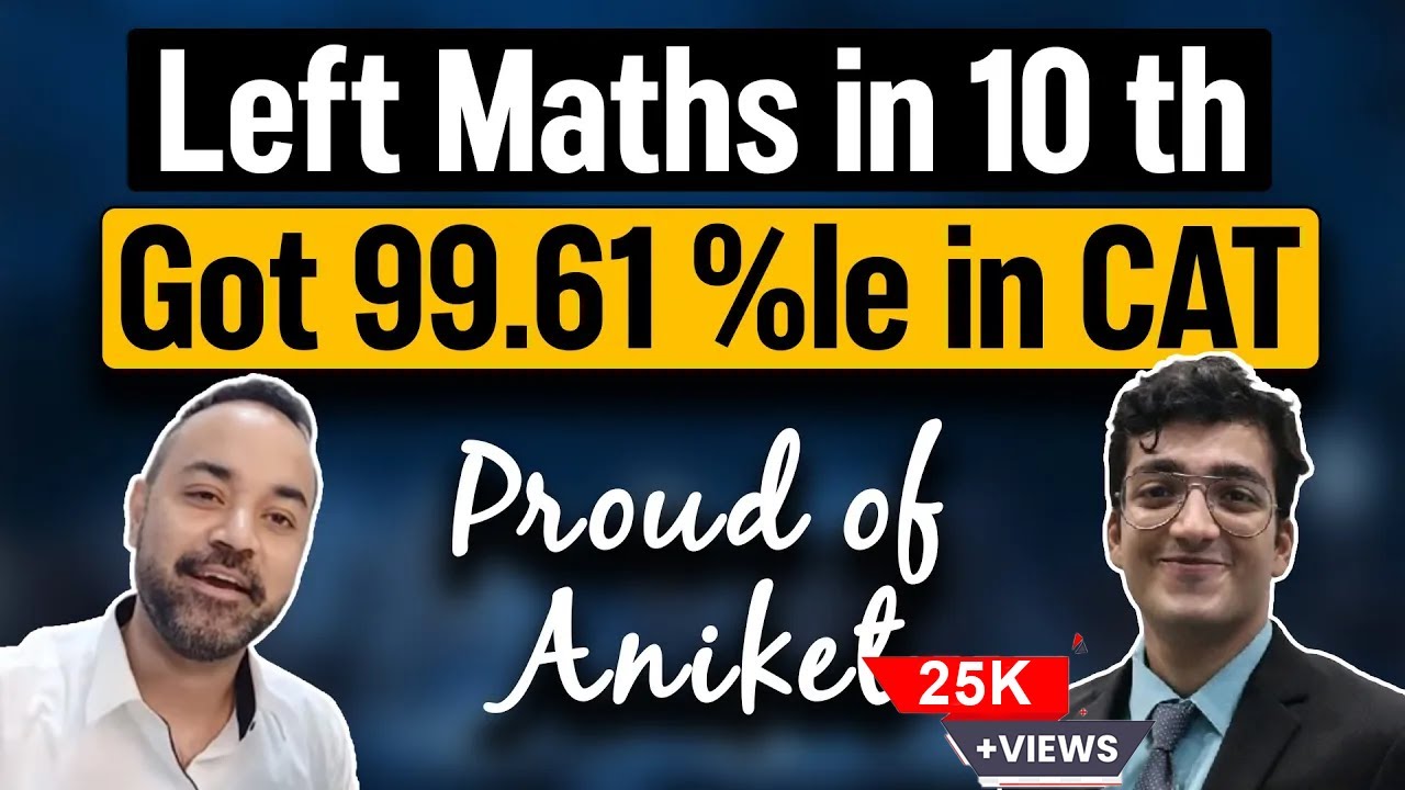 Pharma to CAT 99.61%ile Journey | Toppers Tips to Crack CAT Exam Ft. Aniket | ISB & FMS Convert