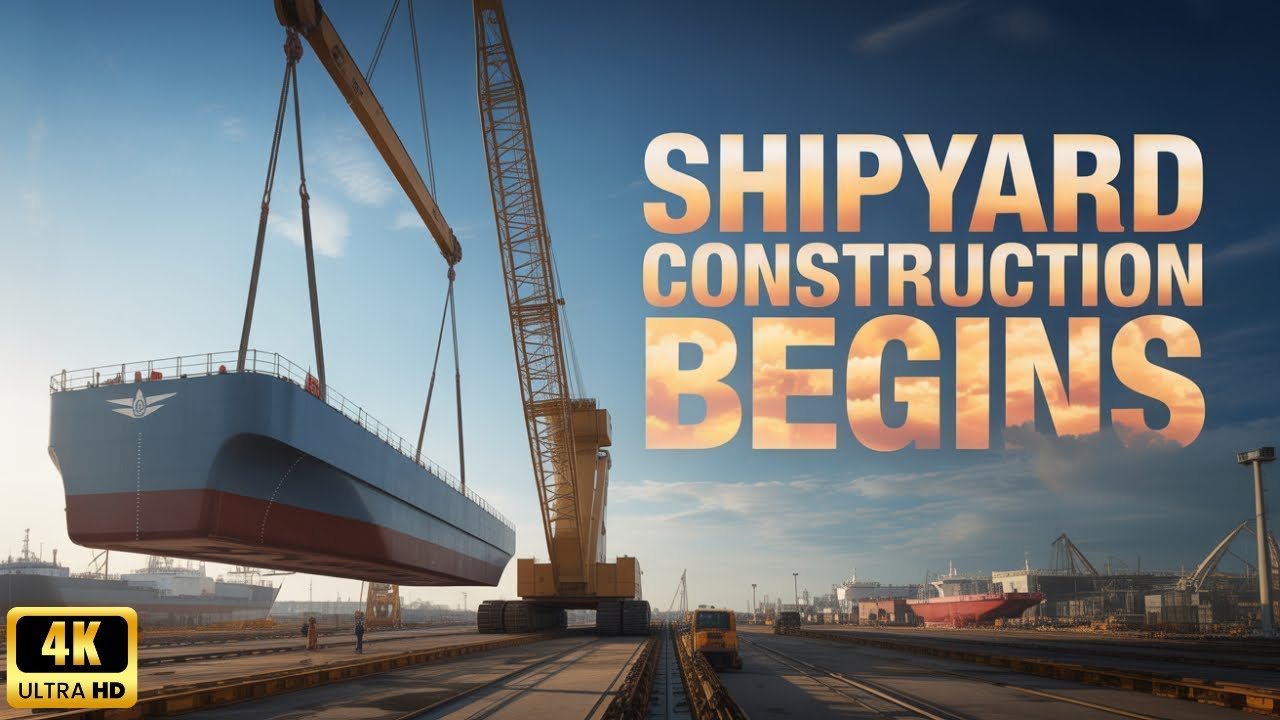 This Massive SHIPYARD Builds MEGA Vessels to Strength | Industrial Manufacturing