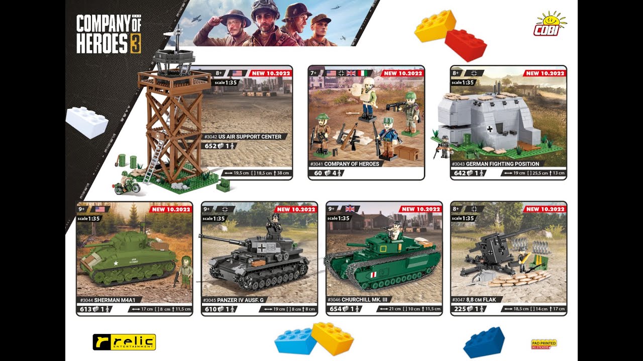 COBI News #102 - 💥NEW COBI CATALOGUE💥 / 💥COMPANY OF HEROES COLLECTION💥 [English]