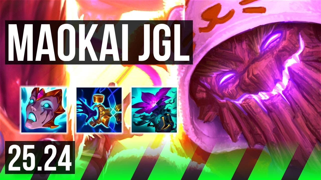 MAOKAI vs ZAC (JGL) | First Strike, 22K damage | KR Master | 25.24