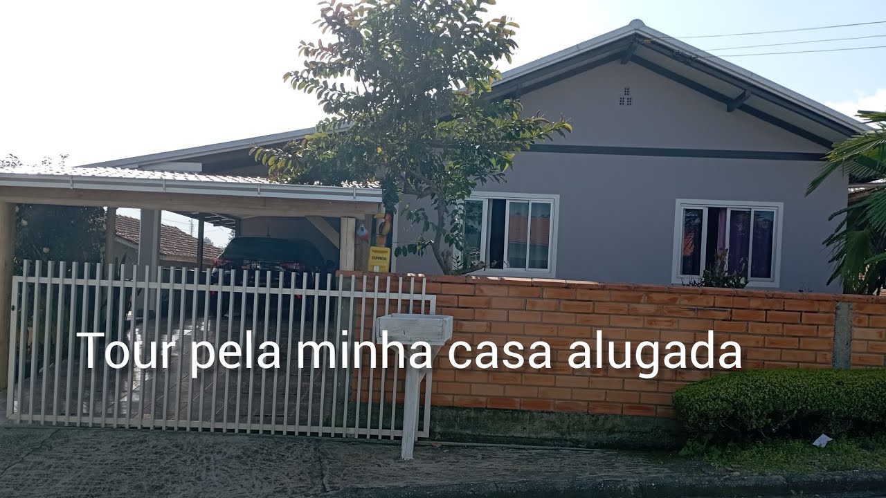 Tour pela minha casa alugada .