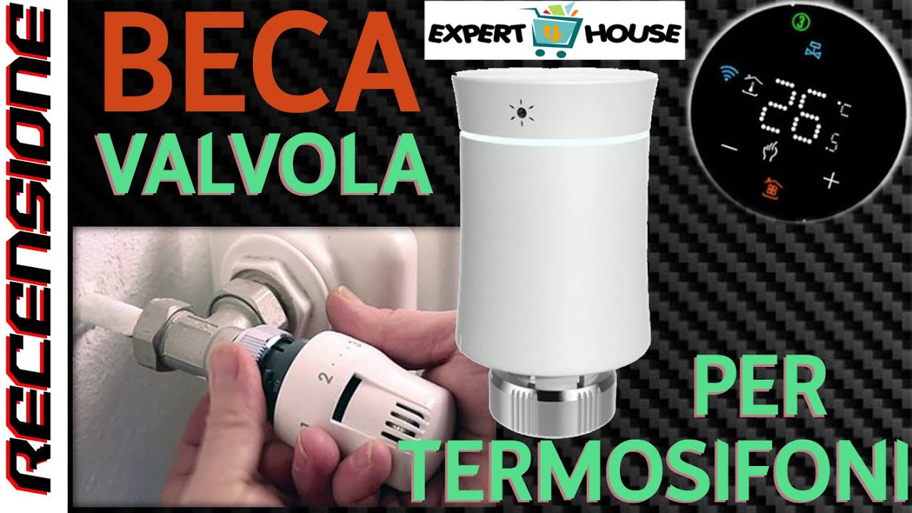 Riscaldamento smart in condominio RECENSIONE Valvola Termostatica ZigBee BECA BRT-100ZB