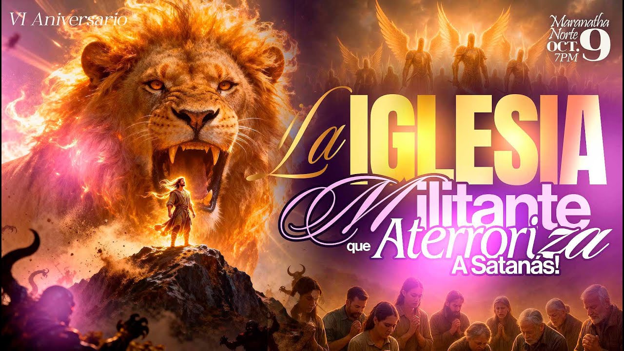 ¡LA IGLESIA MILITANTE QUE ATERRORIZA A SATANÁS! - Pastor Nahum Rosario - Juev 9 Oct, 2025