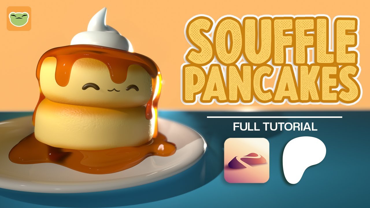 Kawaii Soufflé Pancake // Nomad Sculpt Full Tutorial // Part 1