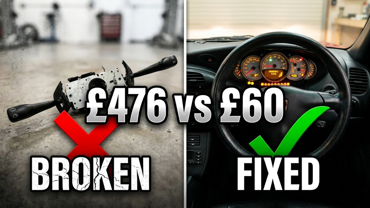 How to fix a broken indicator on a Porsche 986 Boxster or 996 911 Carrera
