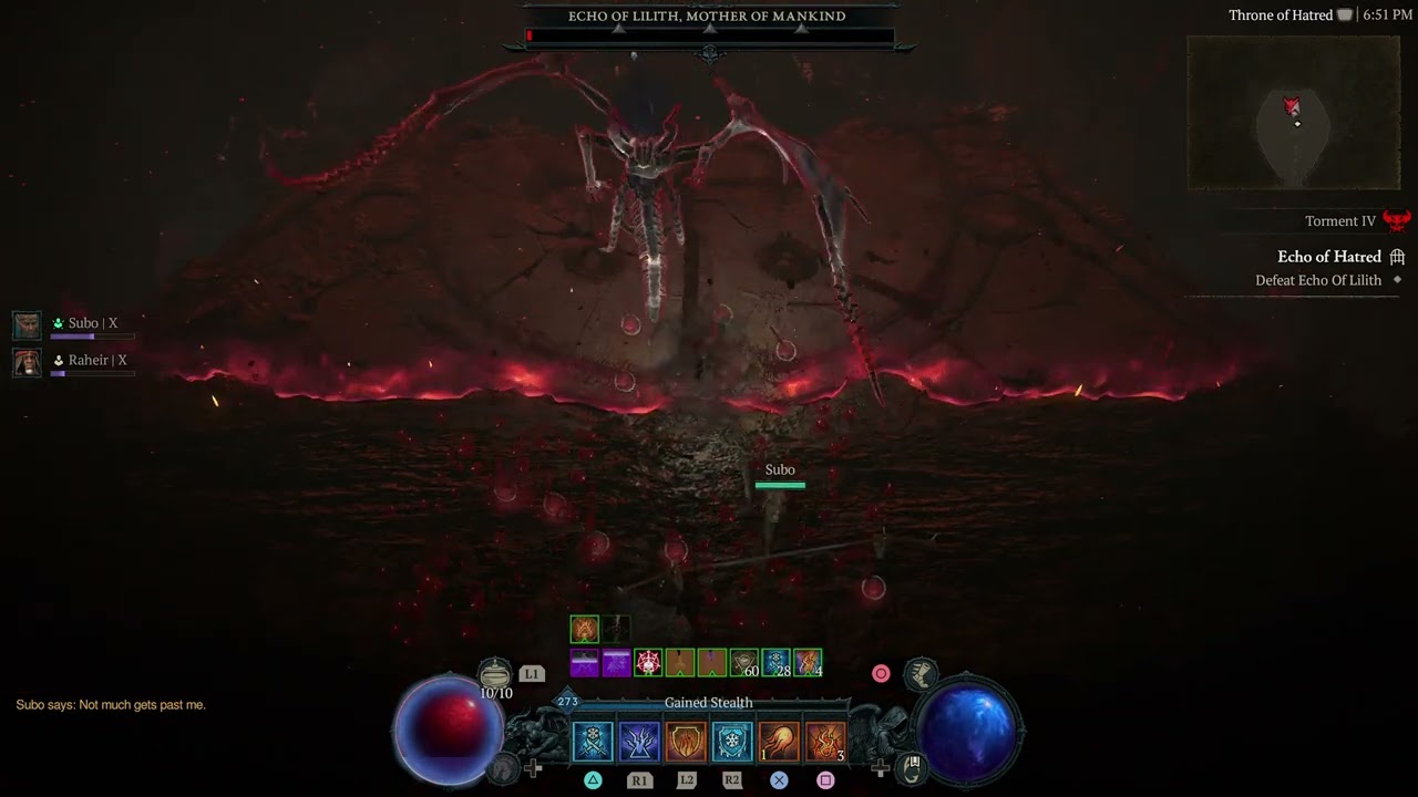 Diablo 4 || Fireball Sorc vs T4 Uber Lilith || Maxroll Northwar Build