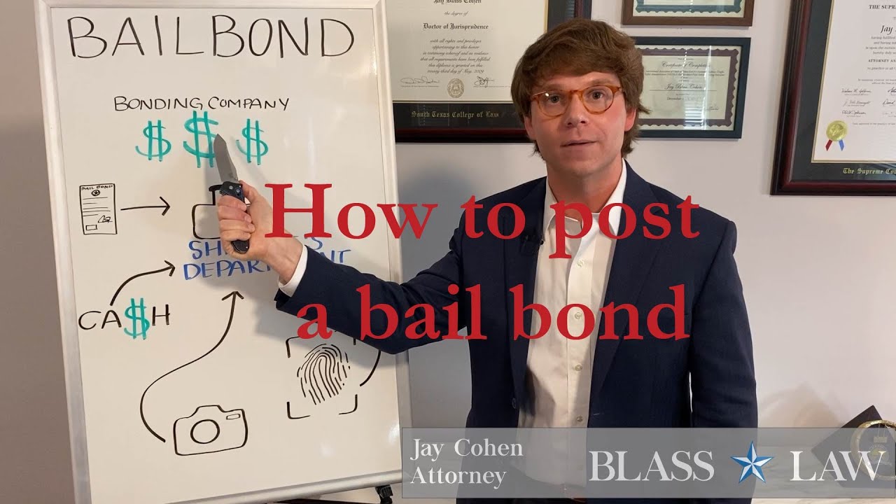 How to post a bail bond