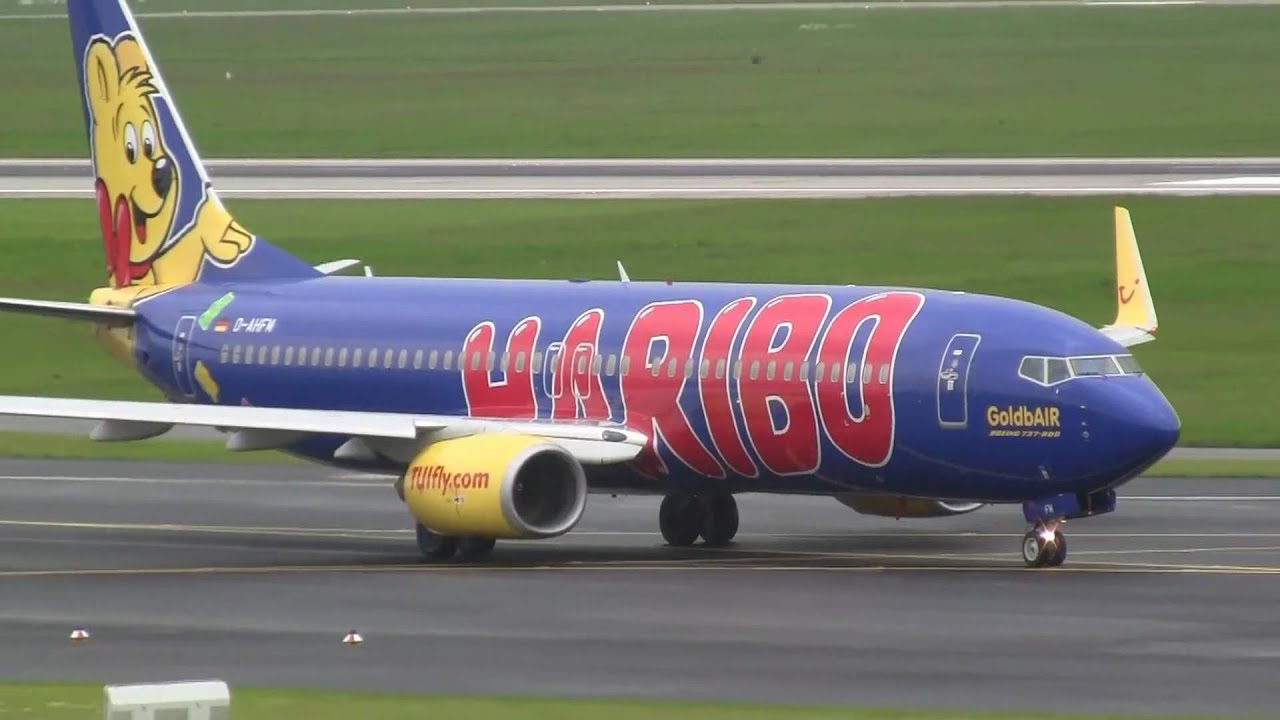 TUIfly Boeing 737-800 *Haribo colors* | Dusseldorf Airport | D-AHFM