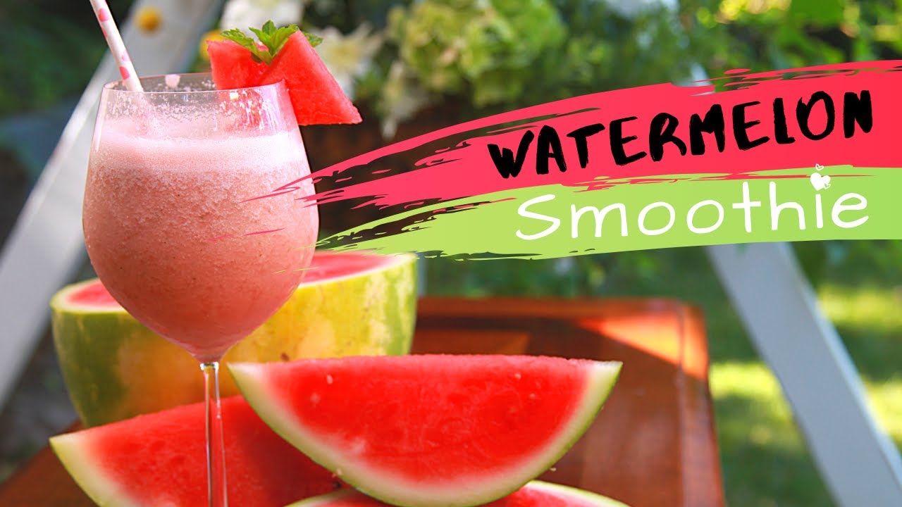 WATERMELON SMOOTHIE | Healthy Banana Watermelon | BEST Summer Smoothie Recipe
