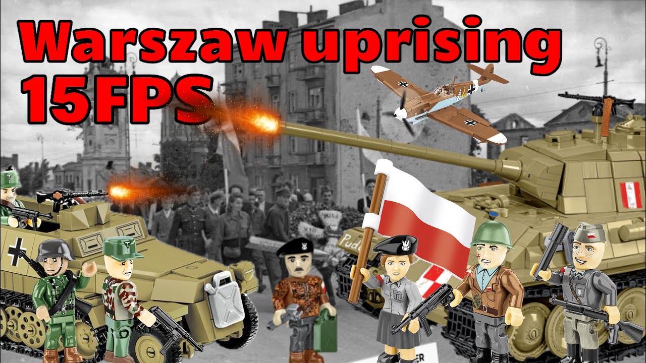 Warszaw uprising 1944 | Cobi Stopmotion | By Matyx