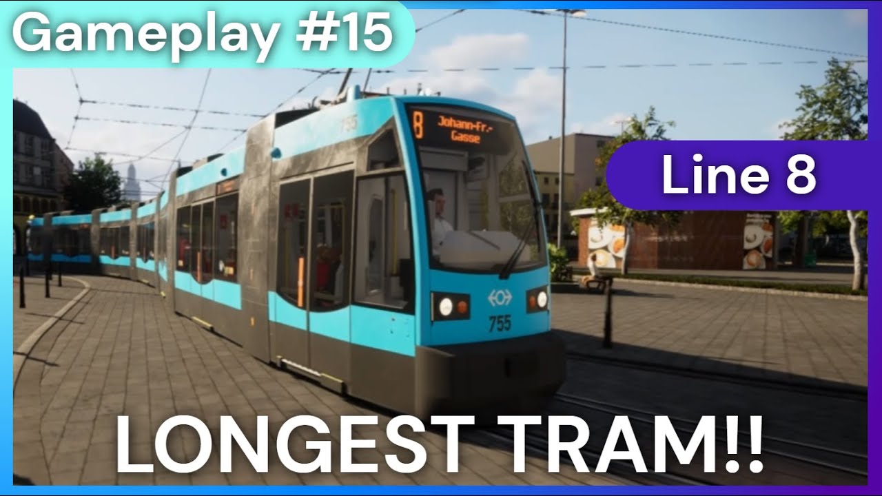 LONGEST TRAM | City Transport Simulator: Tram | Line 8 | New Outro! | Gameplay
