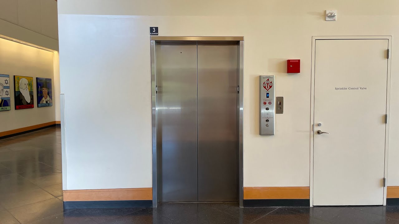 Cheap mod Cascade (fmr Otis series 1) hydraulic elevator | Bellevue Public library | Bellevue, Wa
