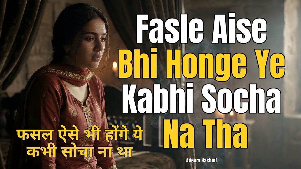 Fasle Aise Bhi Honge Ye Kabhi Socha Na Tha | Timeless Ghazal • Adeem Hashmi