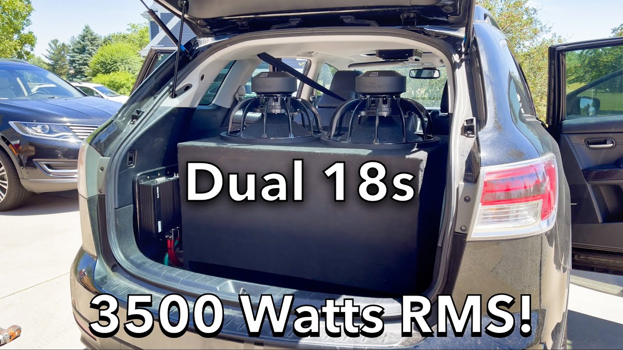 Dual 18 Inch Skar Subwoofer Build and Install