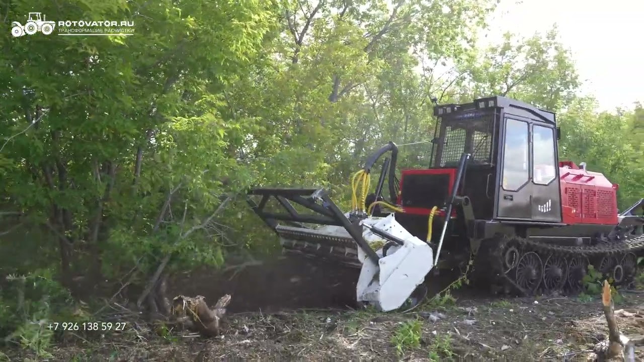 The Art of Land Clearing. Предопределен выбор самоходки для расчистки и лесовосстановления NB TLP.