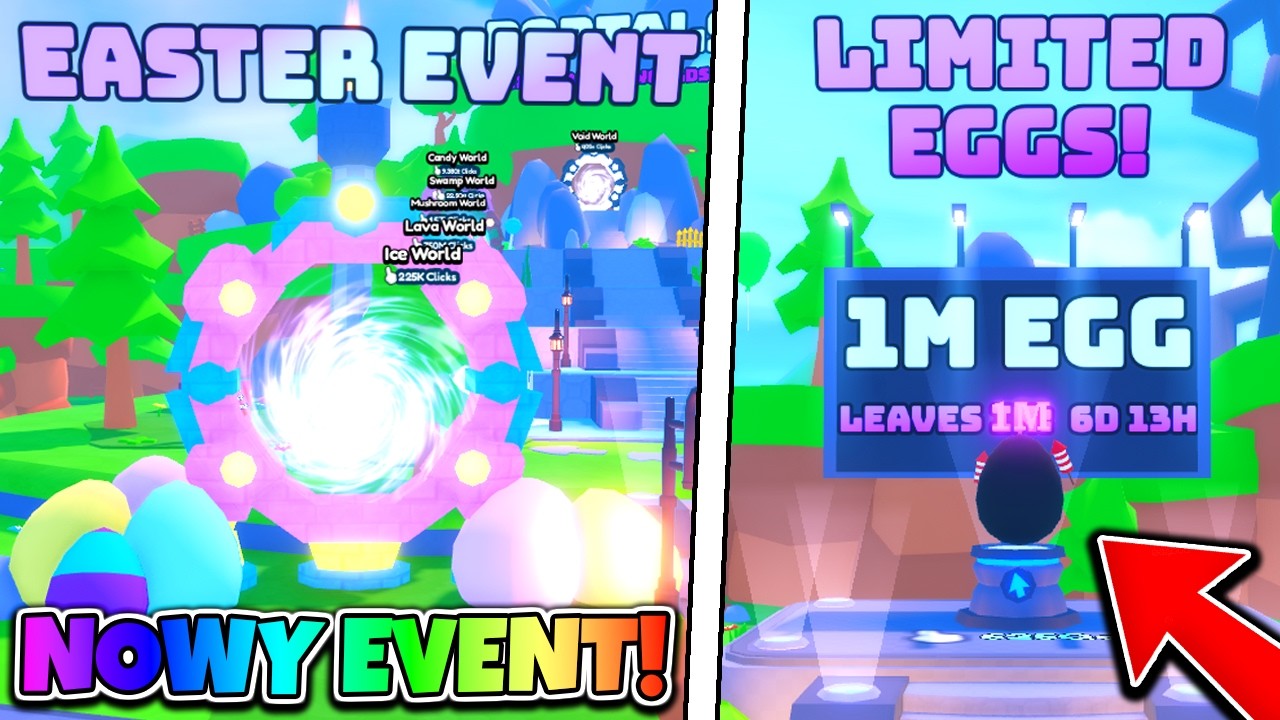 NEW EASTER EVENT AND 1M EGG IN CLICKING SIMULATOR ULTIMATE! Roblox