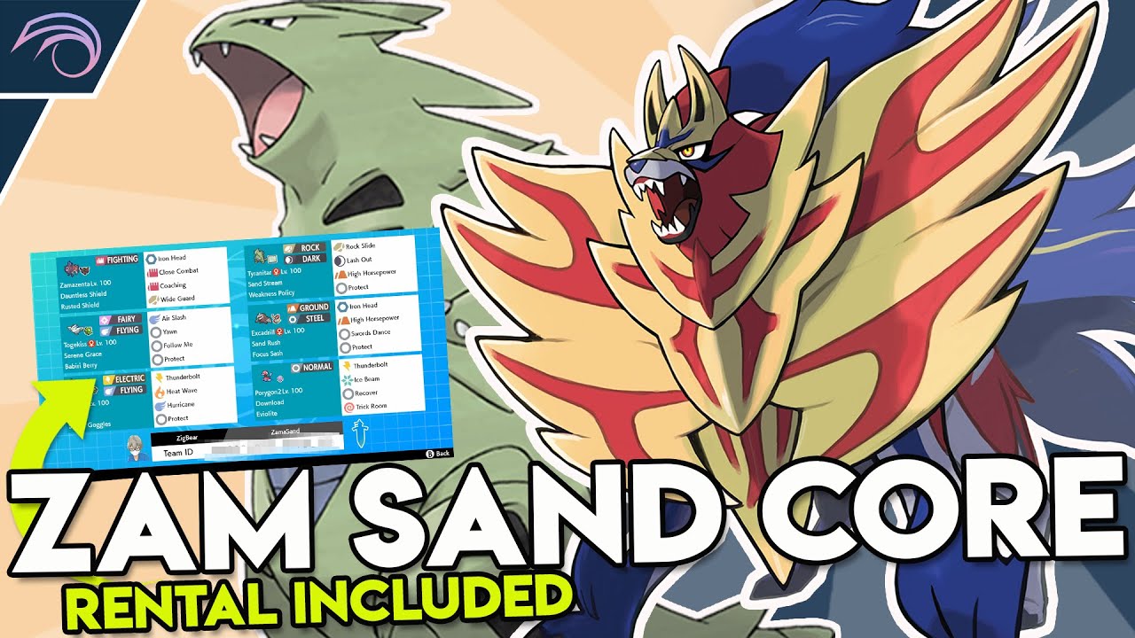 SERIES 8 ZAMAZENTA SAND TEAM VGC 2021 Competitive Pokemon Sword and Shield