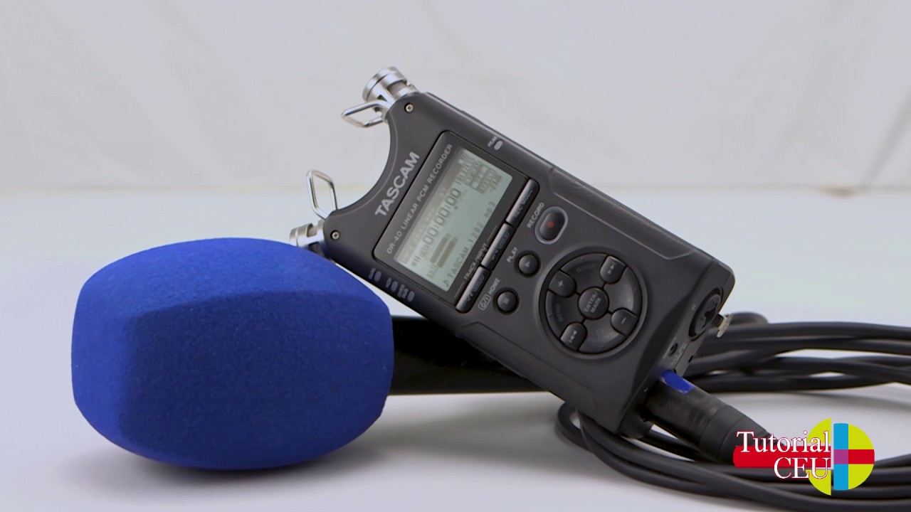 Tutorial grabadora Tascam DR-40