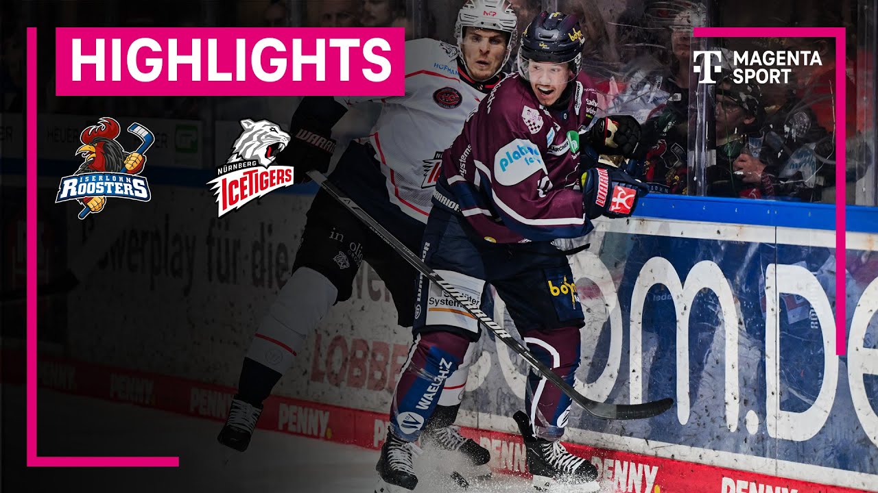 Iserlohn Roosters - Nürnberg Ice Tigers | PENNY DEL | MAGENTA SPORT