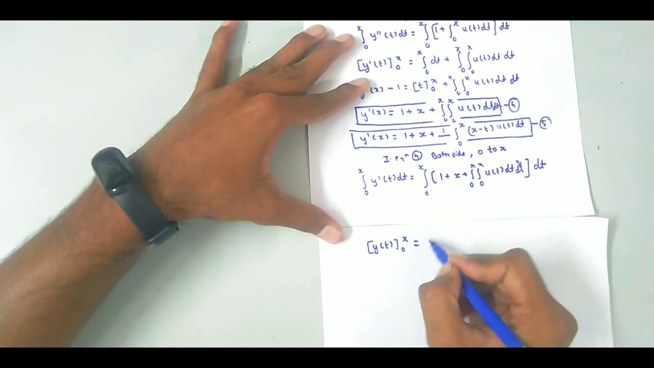IVP to Volterra integral Equation example 2