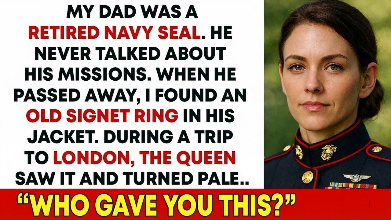 My Dad Was a Quiet Navy SEAL… Until the Queen Saw His Old Signet Ring
