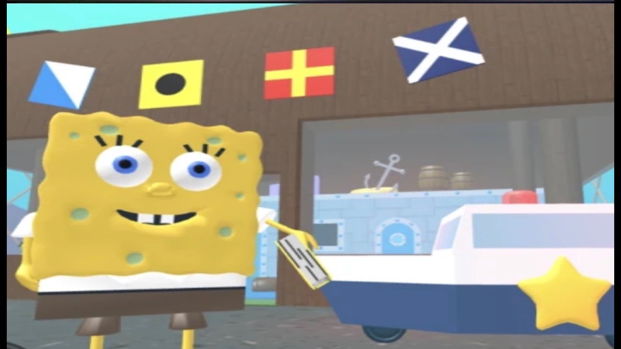 SPONGEBOB TRIED EATING ME (Roblox escape spongebob obby)