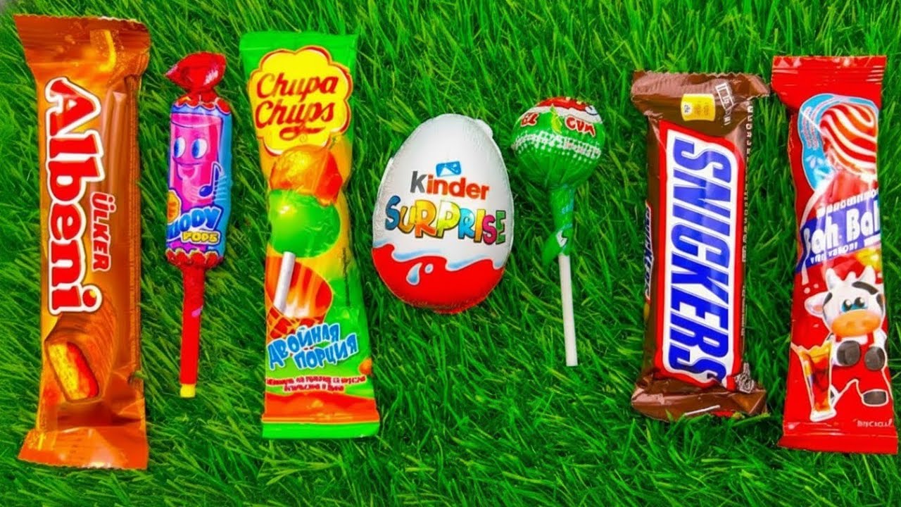 Satisfying ASMR  Lollipop  Unboxing   Mini Biscuits Cute Chococos   | Cutting & Relaxing Sounds