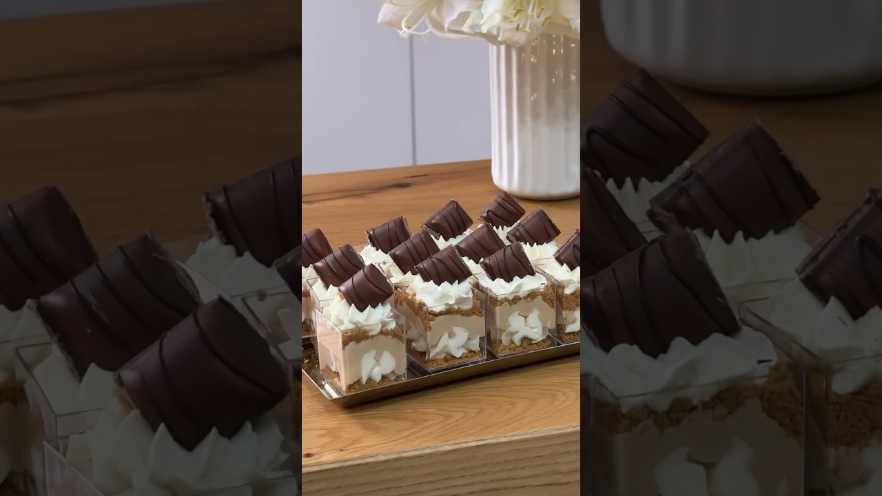 Kinder Bueno Dessert Cups | last minute Rezept mit Haselnusscreme