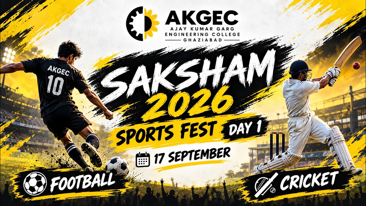 Sakhsam 2026 #akgecghaziabad #sports 