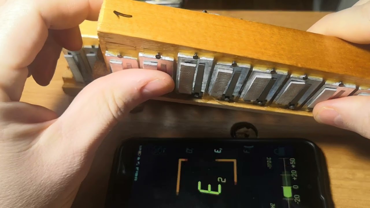 Настройка четырехголосой гармони в розлив