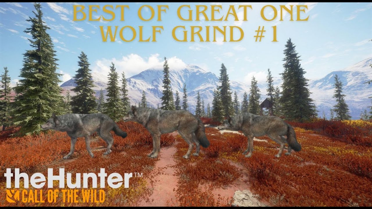 Best of GREAT ONE Wolf Grind #1 /TheHunter Call of the Wild