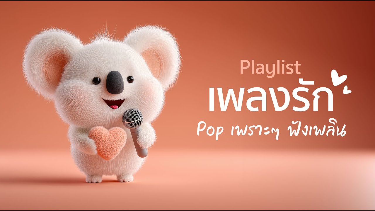 เพลงรักเพราะๆ Pop เบาๆ ฟังเพลิน จะมีคู่หรือไม่มีคู่ก็ฟังได้จ้า