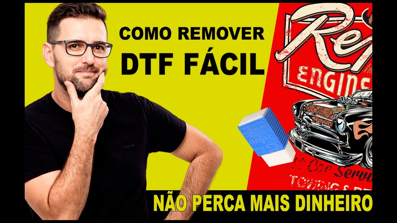 Como Remover estampa DTF