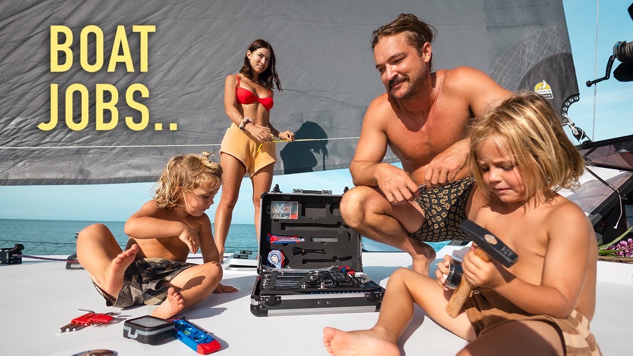 We have to fix EVERYTHING… (engine, sails, leaks)