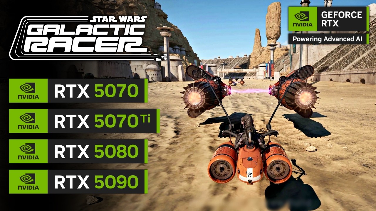 STAR WARS: Galactic Racer | GeForce RTX 5070, 5070 Ti, 5080, 5090