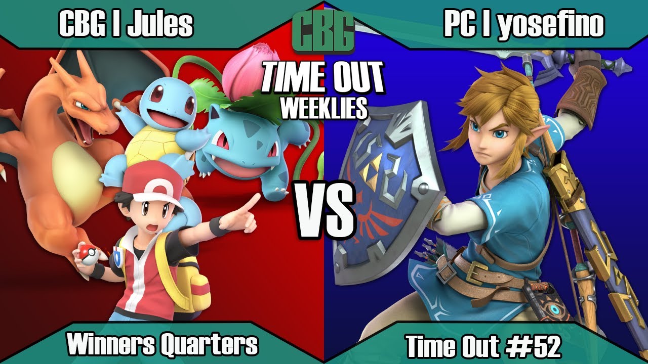 Time Out #52 | W. Quarters | CBG | Jules (Pok&eacute;mon Trainer) vs. PC | yosefino (Link)