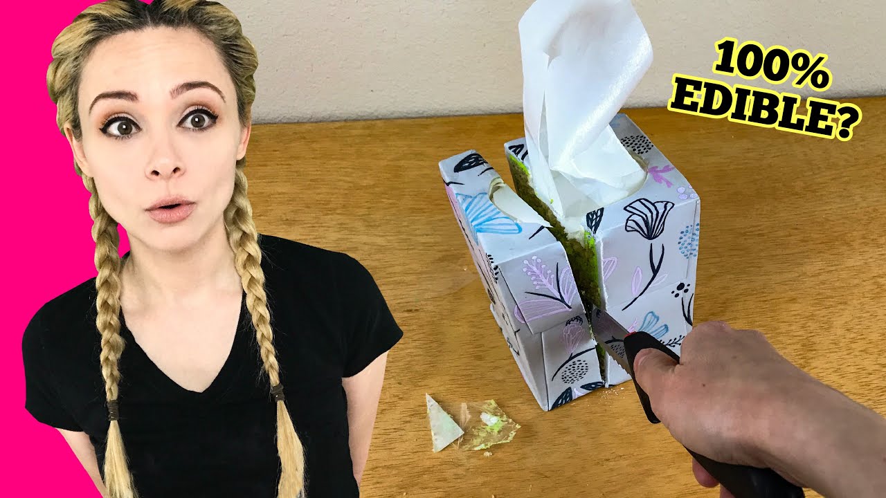 100% Edible Tissue Box CAKE? This is how it's done!