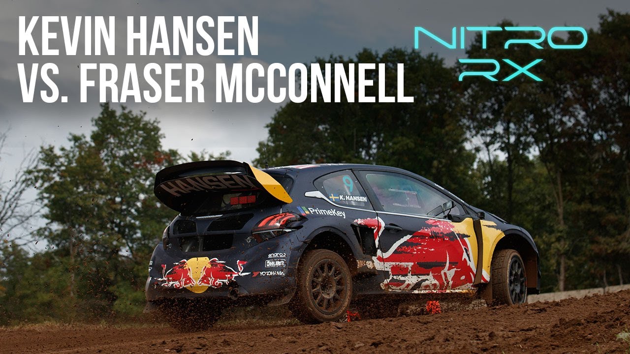 Kevin Hansen vs. Fraser McConnell | Nitro Rallycross Battle Bracket Round 2 Day 1