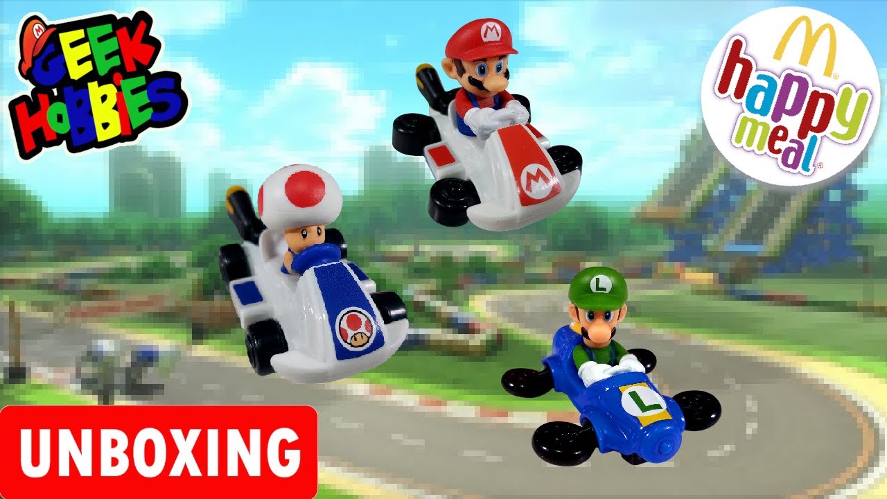 Super Mario / Luigi / Toad- McDonald´s Happy Meal Toys  - Mario Kart 8 Deluxe