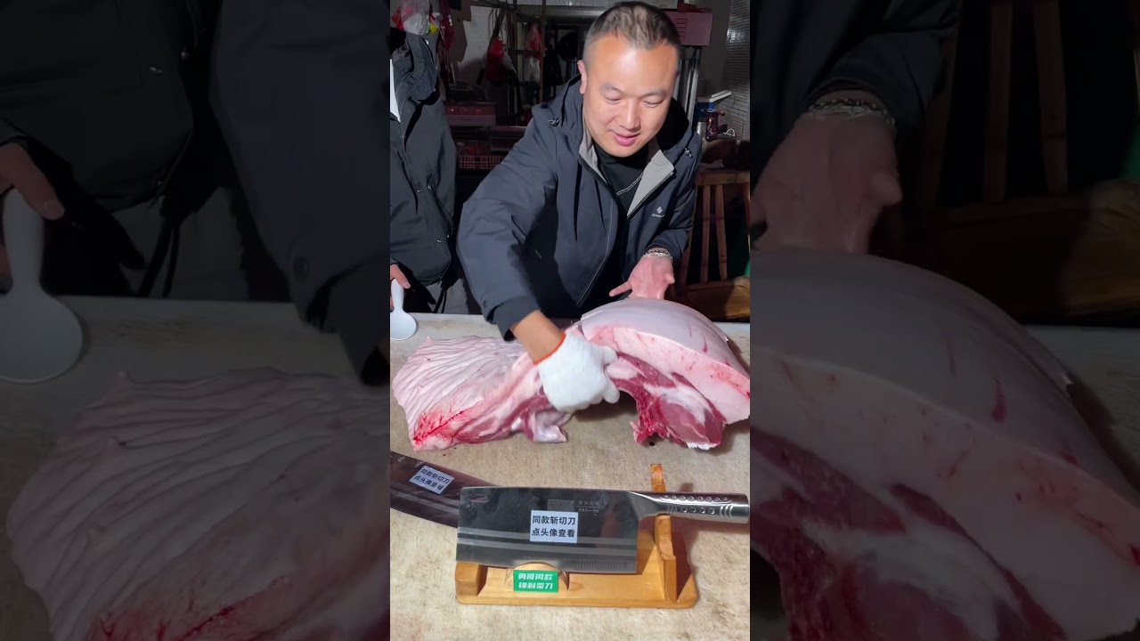 Pork cut | The best piece of meat | Slicing Pork | fresh pork #pig Nov 05